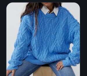 Free People Isla Cable Knit Tunic Sweater in Marine Blue